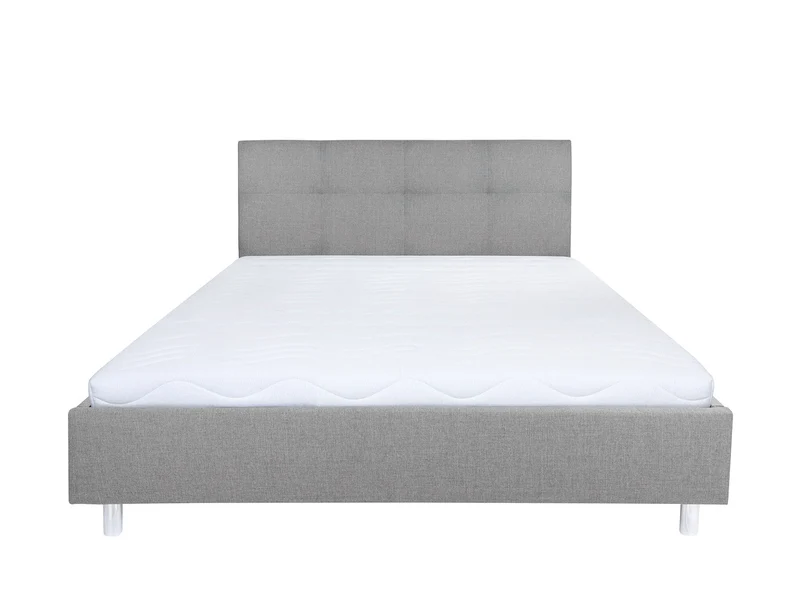 Mala Upholstered Bed Frame 160×200 cm – Inari 91 Grey