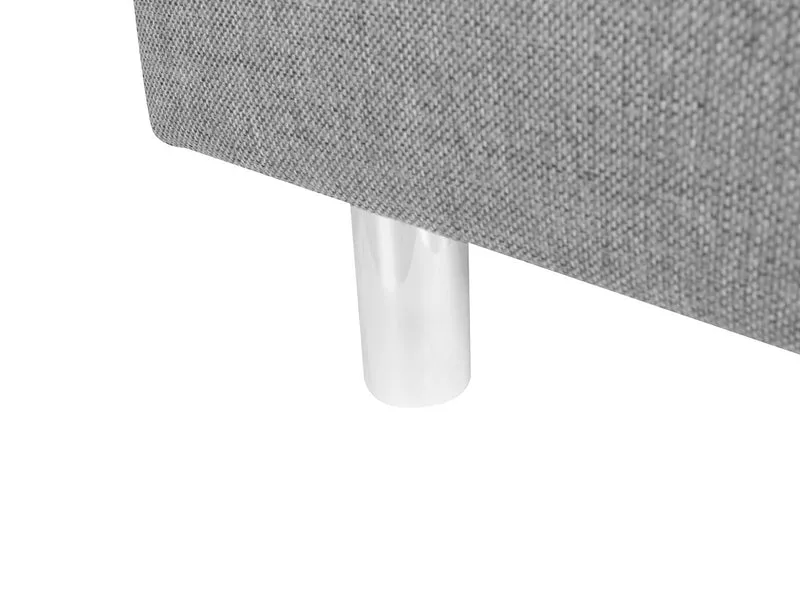 Mala Upholstered Bed Frame 160×200 cm – Inari 91 Grey