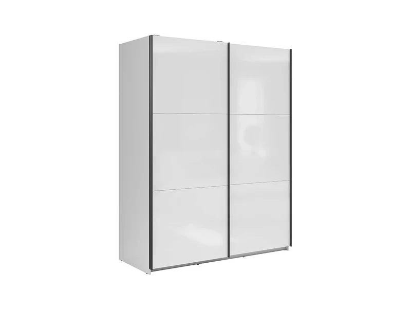 Tetrix Sliding Door Wardrobe 153 cm – White Gloss