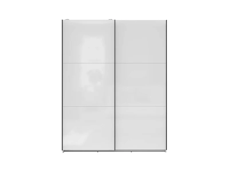 Tetrix Sliding Door Wardrobe 153 cm – White Gloss