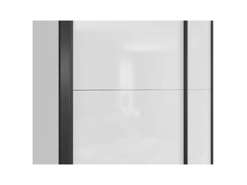 Tetrix Sliding Door Wardrobe 153 cm – White Gloss