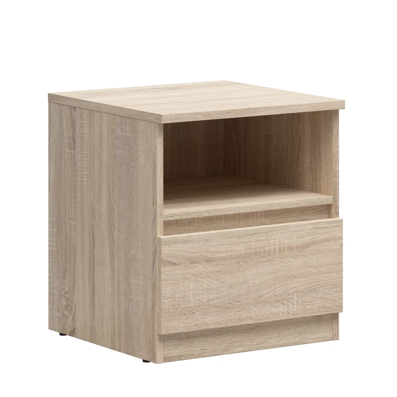 Tetrix Bedside Table – Sonoma Oak