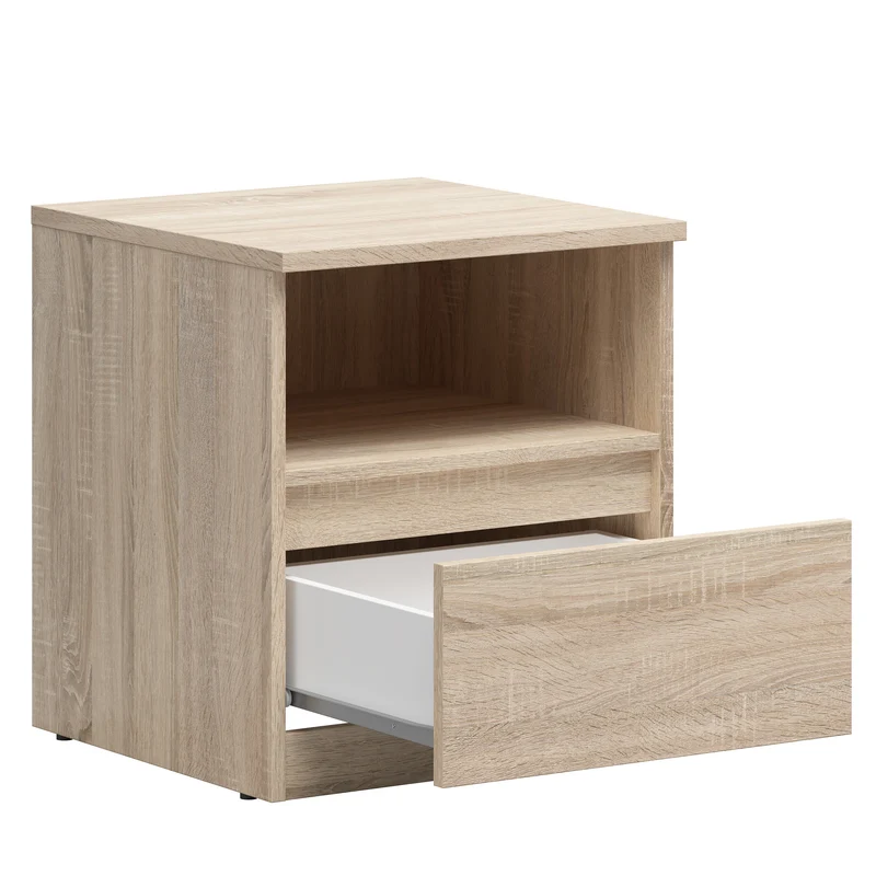 Tetrix Bedside Table – Sonoma Oak