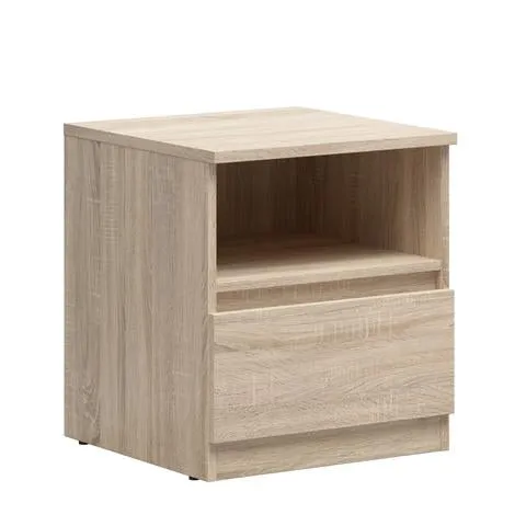 Tetrix Bedside Table – Sonoma Oak