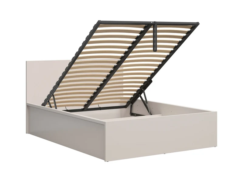 Tetrix Double Bed Frame 140×200 cm with Storage – Uni Kashmir