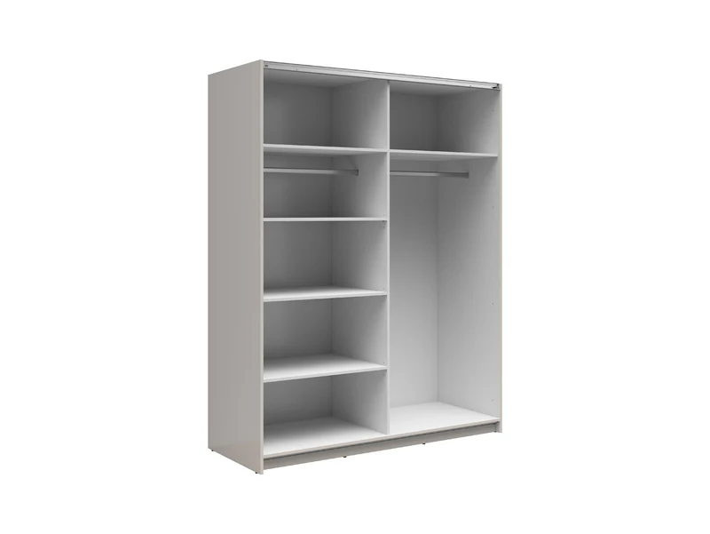 Tetrix Sliding Door Wardrobe 153 cm with Mirrors – Uni Kashmir