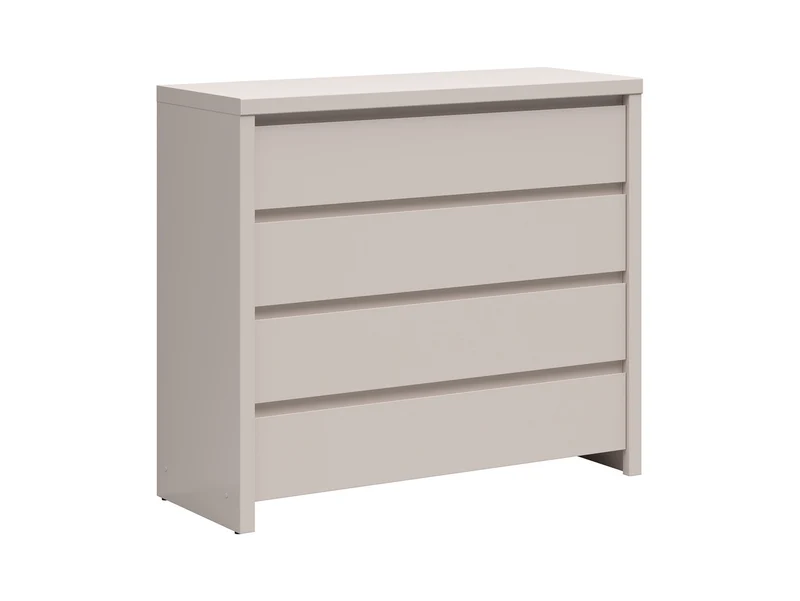 Kaspian Chest of Drawers 105 cm – 4 Drawers, Uni Kashmir