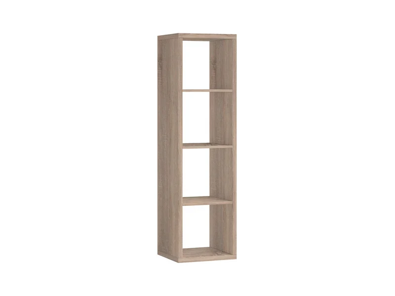 Style Bookcase 41×147 cm – 4 Open Shelves, Sonoma Oak