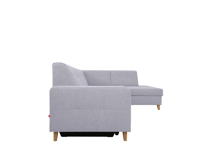 Lars Corner Sofa (Right-Hand) – Primo 88, Dolphin Sleep Function, Bedding Storage, Decorative Stitching