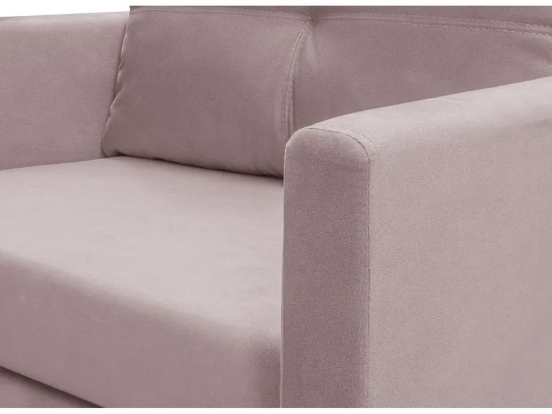 Bunio Compact Sofa Bed 1-Seater – Modoo 2307, No Wall Pull Required, Upholstered Back, Bonnell Springs