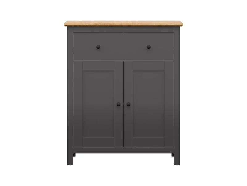 Hesen Chest of Drawers – Graphite / Artisan Oak