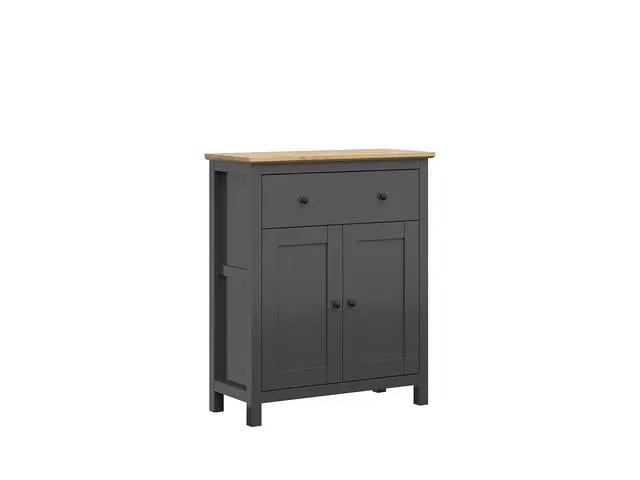 Hesen Chest of Drawers – Graphite / Artisan Oak