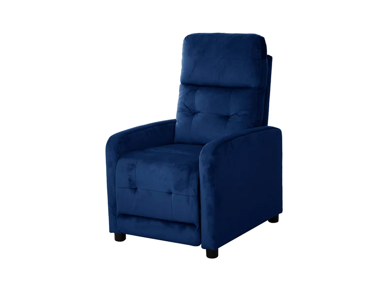 Monti ESR Recliner Armchair – Relax Function, Extendable Footrest, Bluvel 86