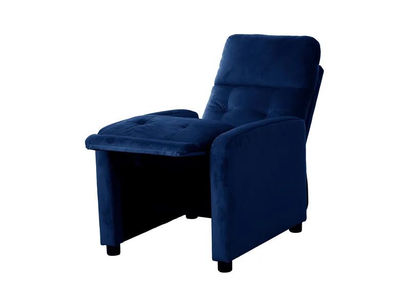 Monti ESR Recliner Armchair – Relax Function, Extendable Footrest, Bluvel 86