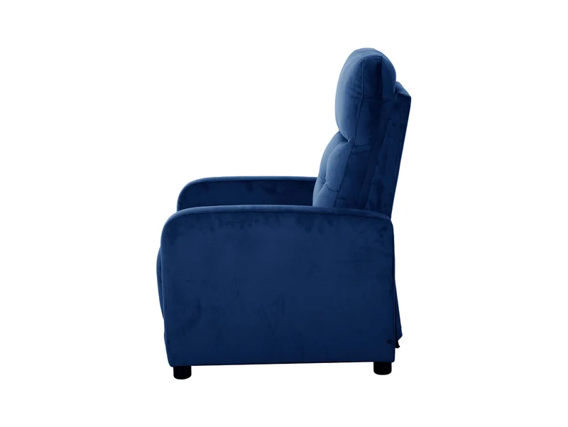 Monti ESR Recliner Armchair – Relax Function, Extendable Footrest, Bluvel 86
