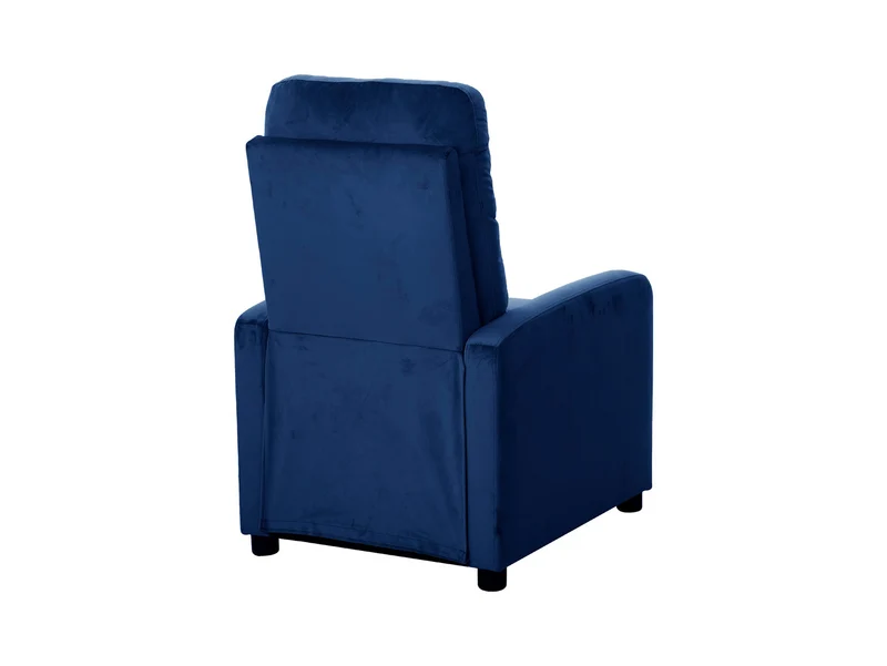 Monti ESR Recliner Armchair – Relax Function, Extendable Footrest, Bluvel 86