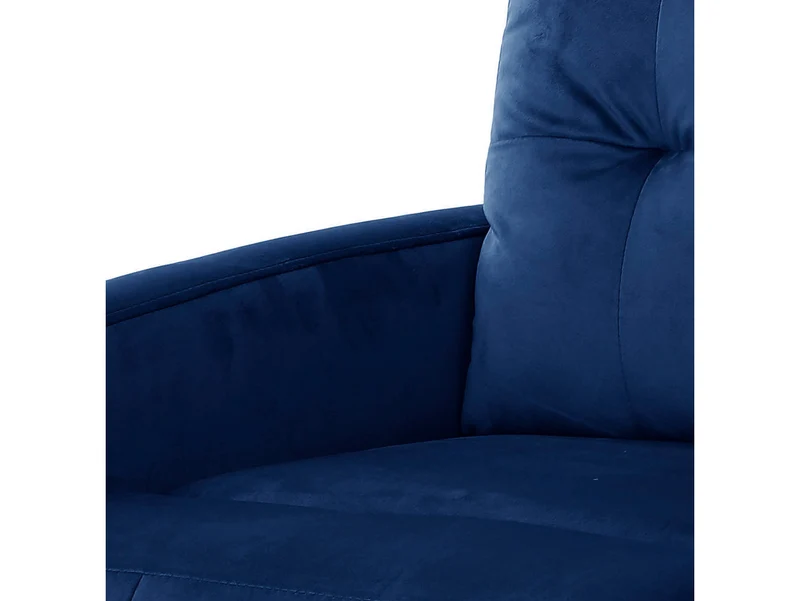 Monti ESR Recliner Armchair – Relax Function, Extendable Footrest, Bluvel 86