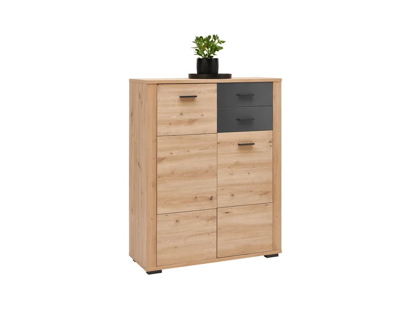 Maxim Chest of Drawers – Artisan Oak / Anthracite