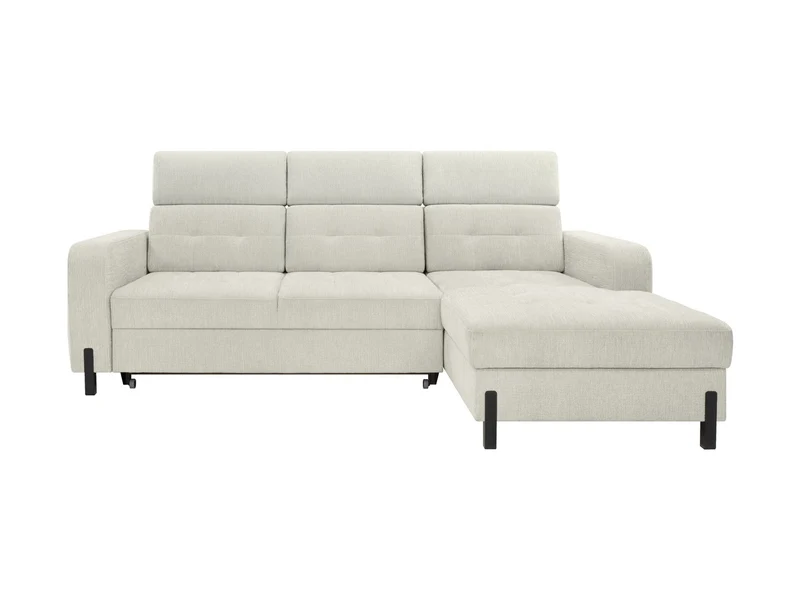 Maxim M Corner Sofa — Sleeper with Storage | 210×144 cm | Beige