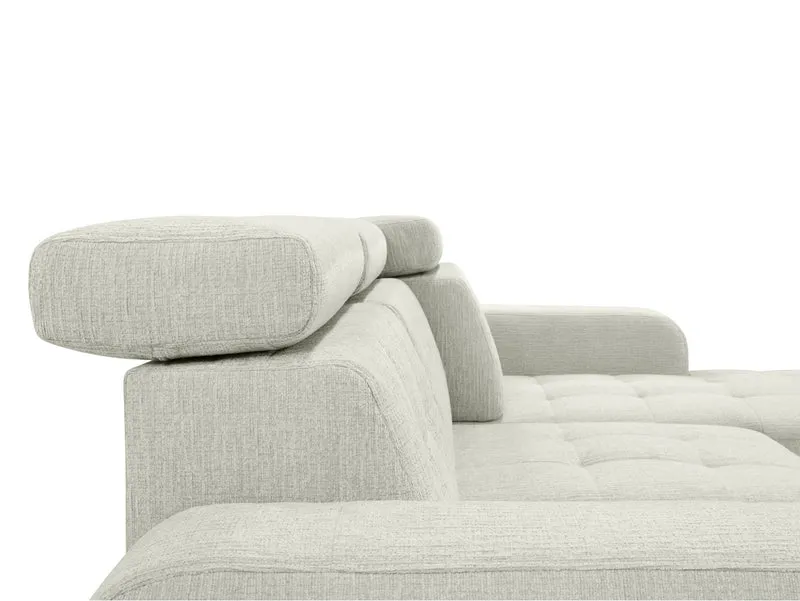 Maxim M Corner Sofa — Sleeper with Storage | 210×144 cm | Beige
