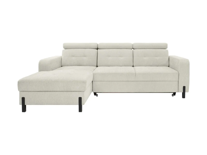 Maxim M Corner Sofa — Sleeper with Storage | 210×144 cm | Beige