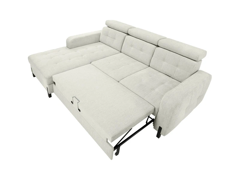 Maxim M Corner Sofa — Sleeper with Storage | 210×144 cm | Beige