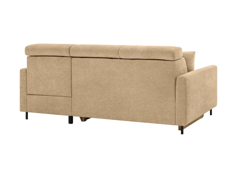 Verde Corner Sofa Bed 218cm – Otto 110 | Dolphin Sleeper, Bedding Storage & Adjustable Headrests