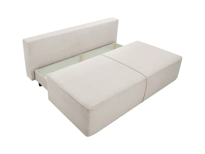 Meloria — 3-Seater Sofa Bed with Storage | Corduroy | 195×153 cm Sleeping Surface