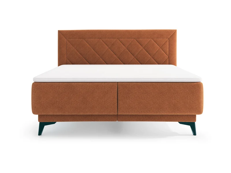 ZALEA Upholstered Storage Bed with Pocket Mattress & Premium Topper