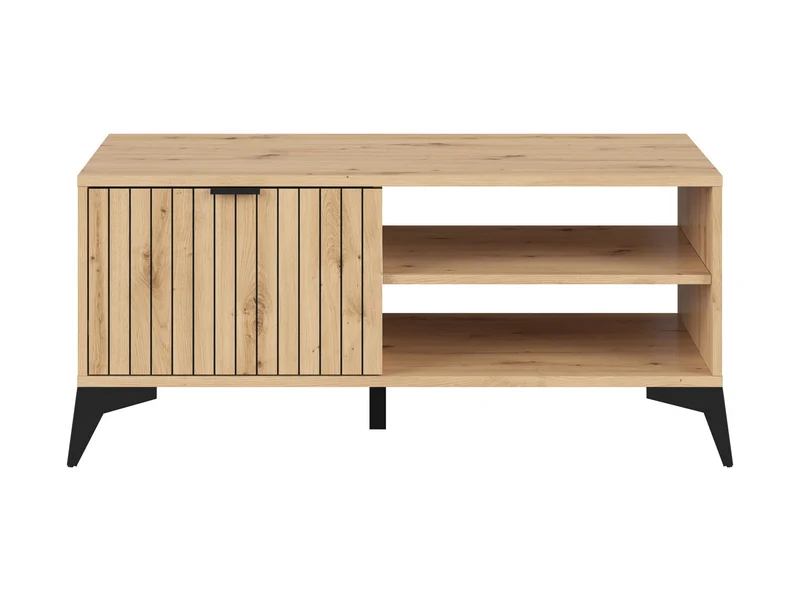 Lamea Coffee Table with Drawer & Open Shelves | Artisan Oak | 110x60cm