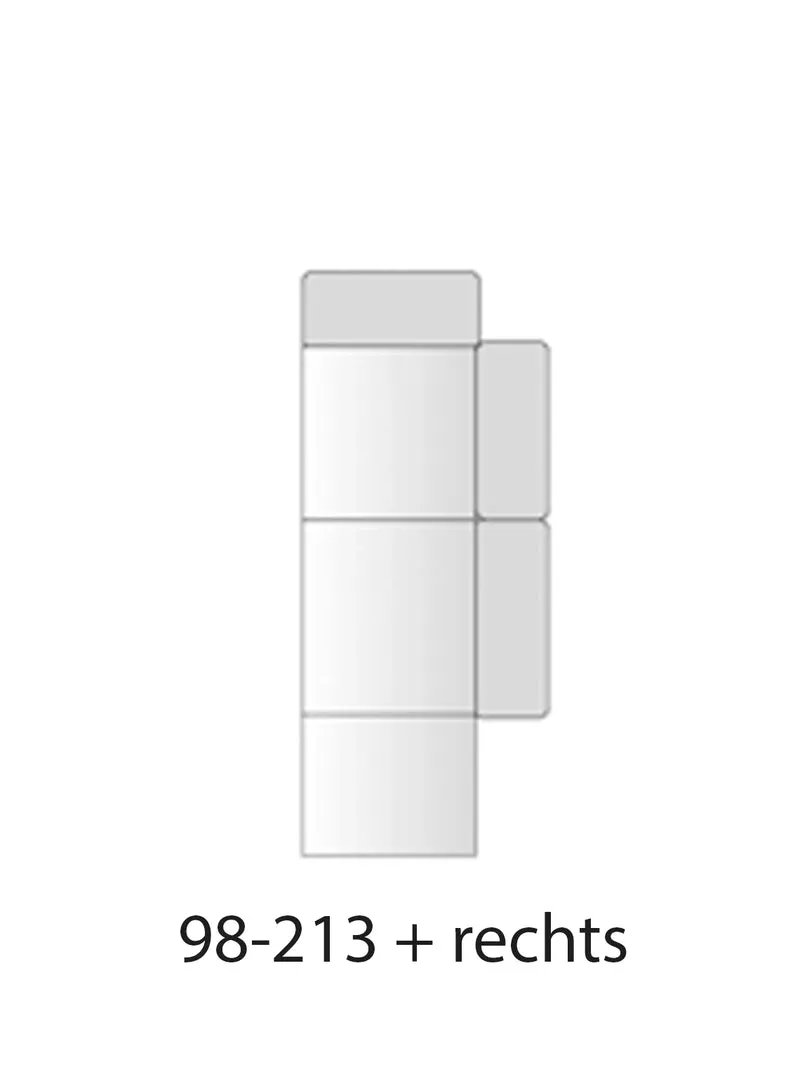 Timesquare – Ecke + 1-Sitzer mit Abschlussteil rechts