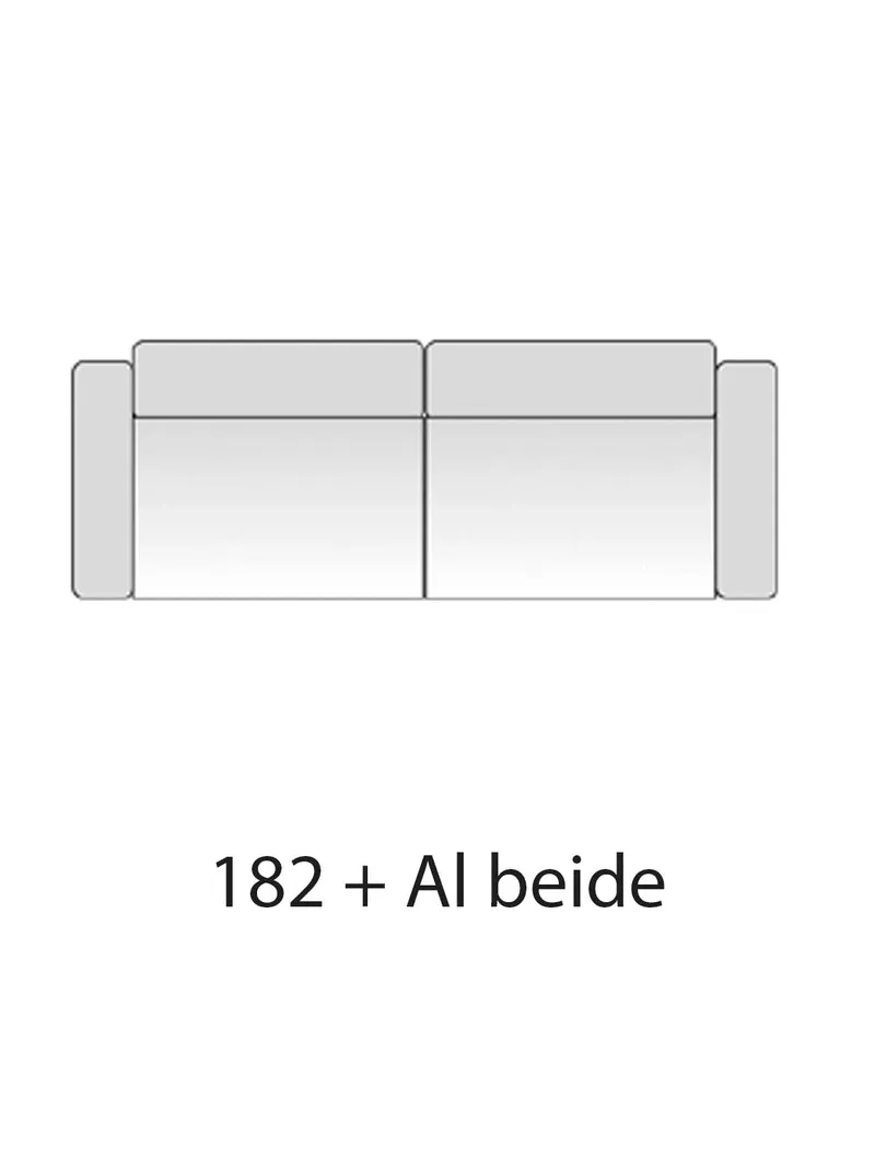 Timesquare – 2-Sitzer mit 2 Armlehnen