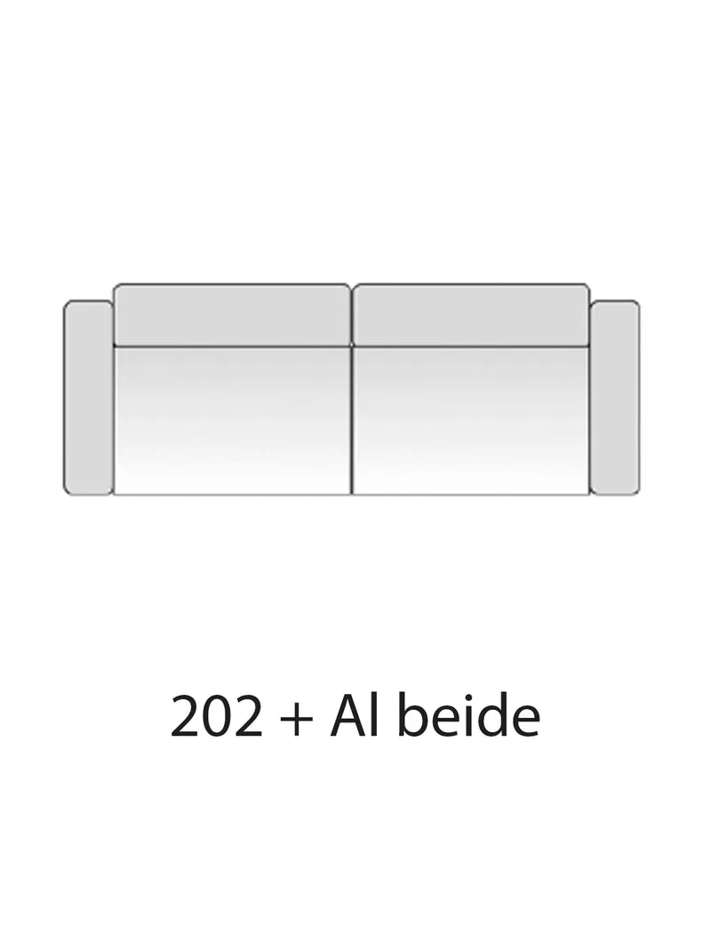 Timesquare – 2,5-Sitzer mit 2 Armlehnen