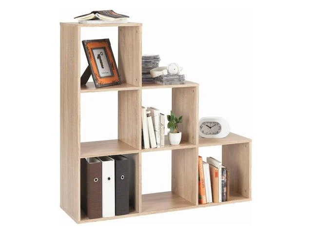 Luna Open Bookcase 112 cm – Sonoma Oak