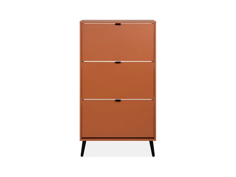 Vigo Shoe Cabinet 3-Door – Light Brown