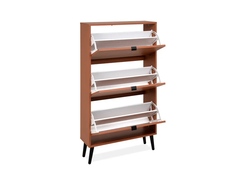 Vigo Shoe Cabinet 3-Door – Light Brown