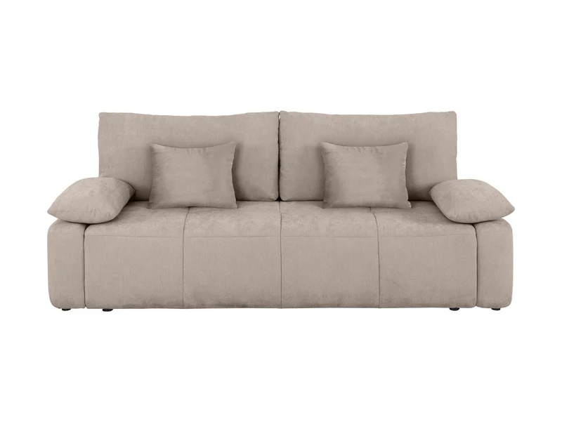Hello LUX 3-Seater Sofa Bed with Storage – Grey Chenille