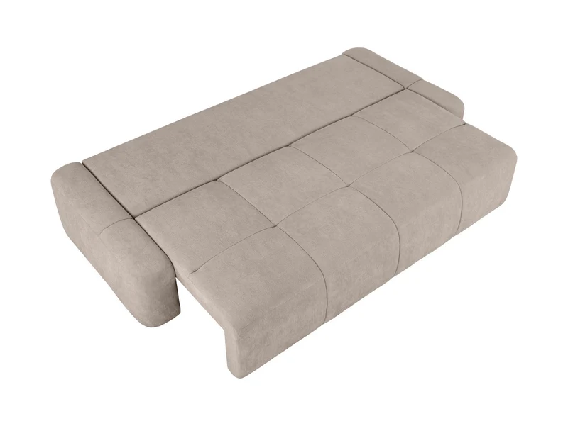 Hello LUX 3-Seater Sofa Bed with Storage – Grey Chenille
