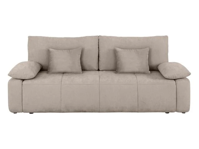 Hello LUX 3-Seater Sofa Bed with Storage – Grey Chenille