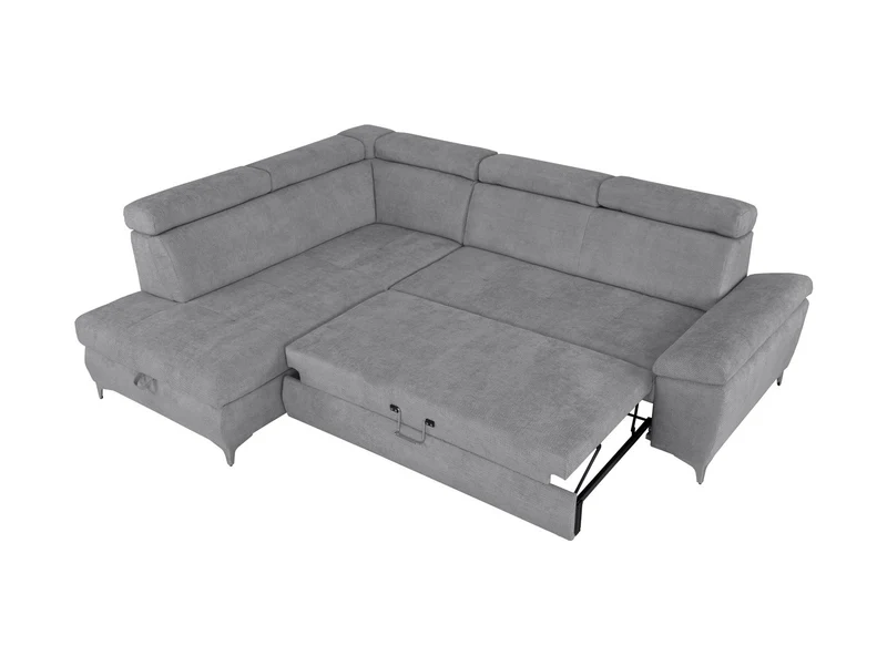 Raul Corner Sofa Bed with Storage – Extendable