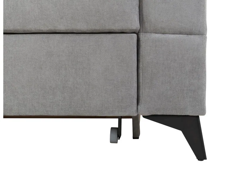 Amado Corner Sofa Bed with Storage – 5 Adjustable Headrests