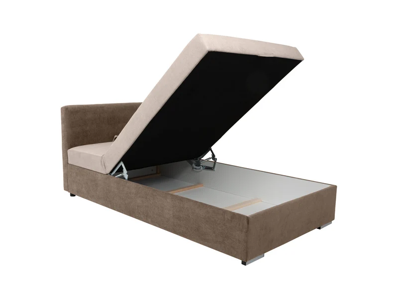 Rico Sofa Bed LBK – Single Daybed with Storage & Adjustable Backrest | 110×200 cm