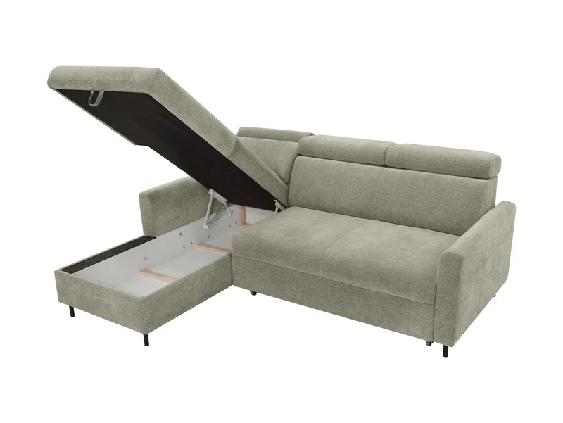 Verde Corner Sofa Bed 218x175 cm with Storage – Otto 55