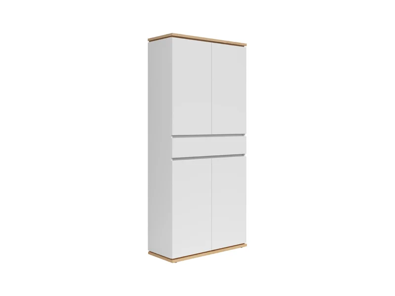Yamael Hallway Storage Cabinet – Artisan Oak & White, 90 cm