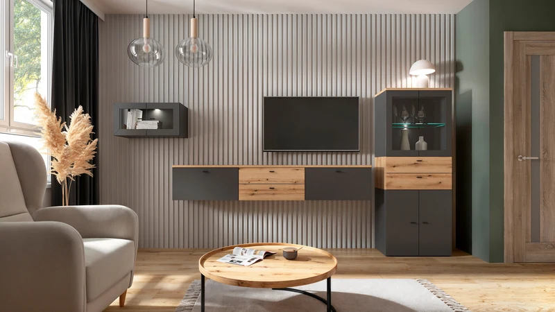 System 64 Top Panel 192 cm – Coast Evoke Oak