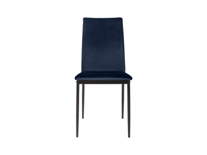 Weyer Velvet Chair – Navy Blue
