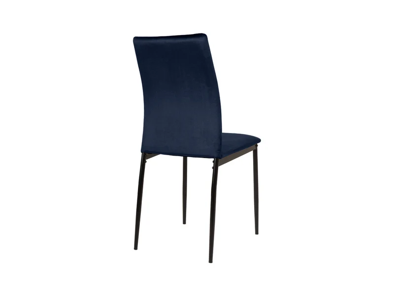 Weyer Velvet Chair – Navy Blue