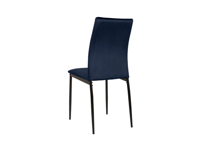 Weyer Velvet Chair – Navy Blue