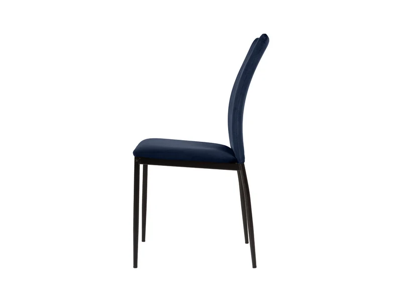 Weyer Velvet Chair – Navy Blue