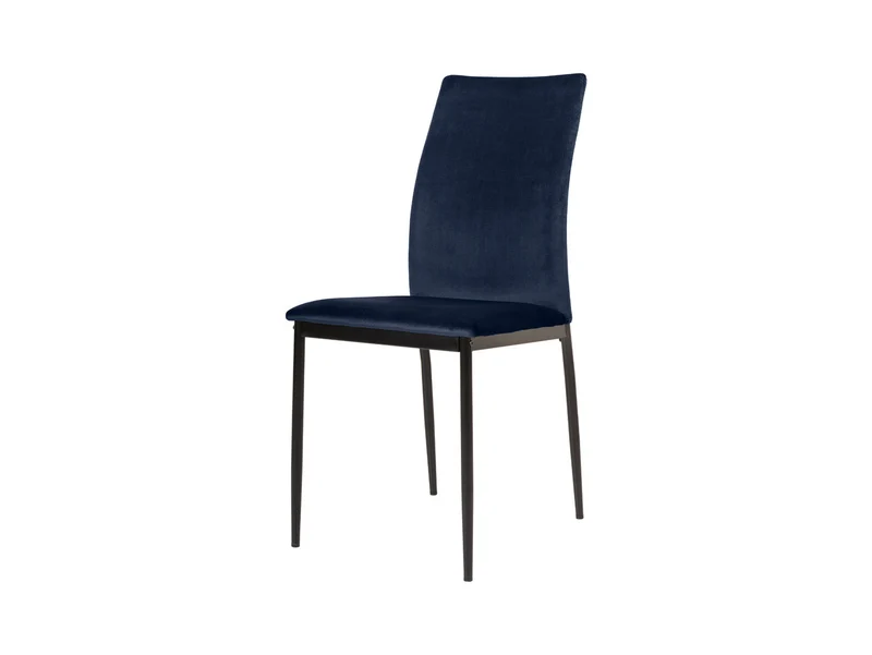 Weyer Velvet Chair – Navy Blue